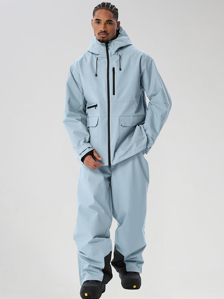 Men's Full-Zip Utility Ski Jacket and Pants