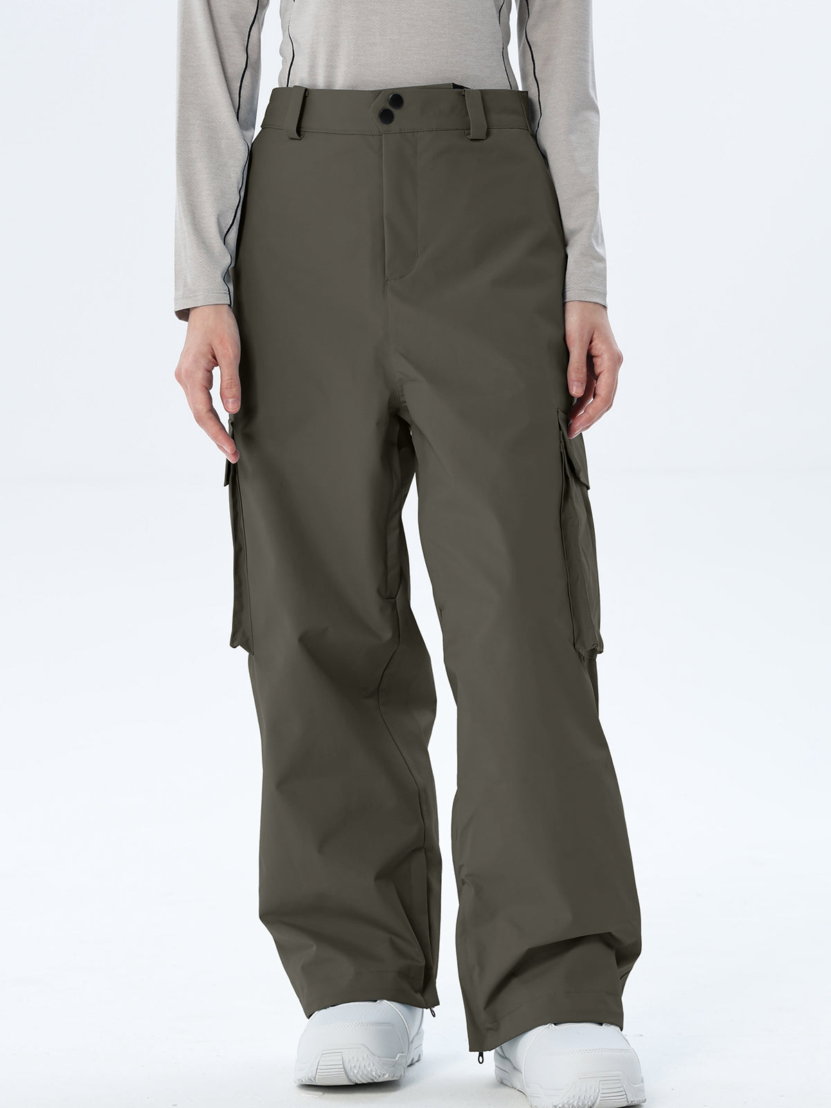 Women's Loose-Cut Ski Pants with Side Pockets