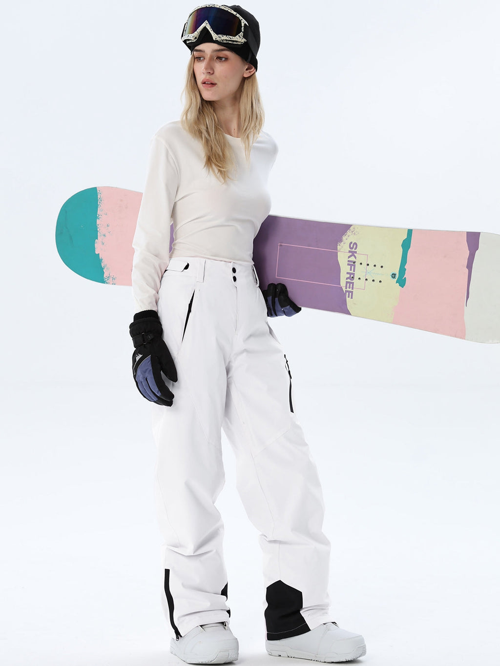 Women's Zip-Pocket Winter Ski Trousers