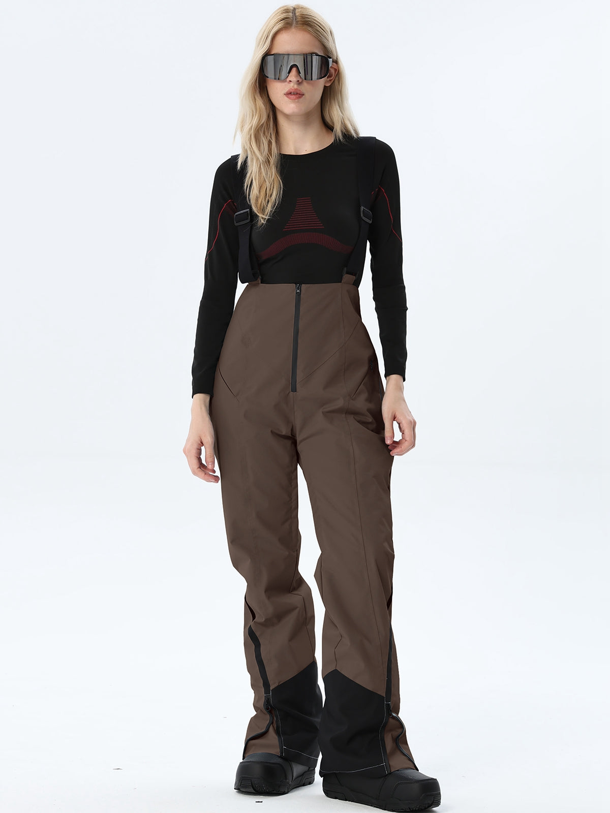 Women's High-Rise Suspender Snow Overalls
