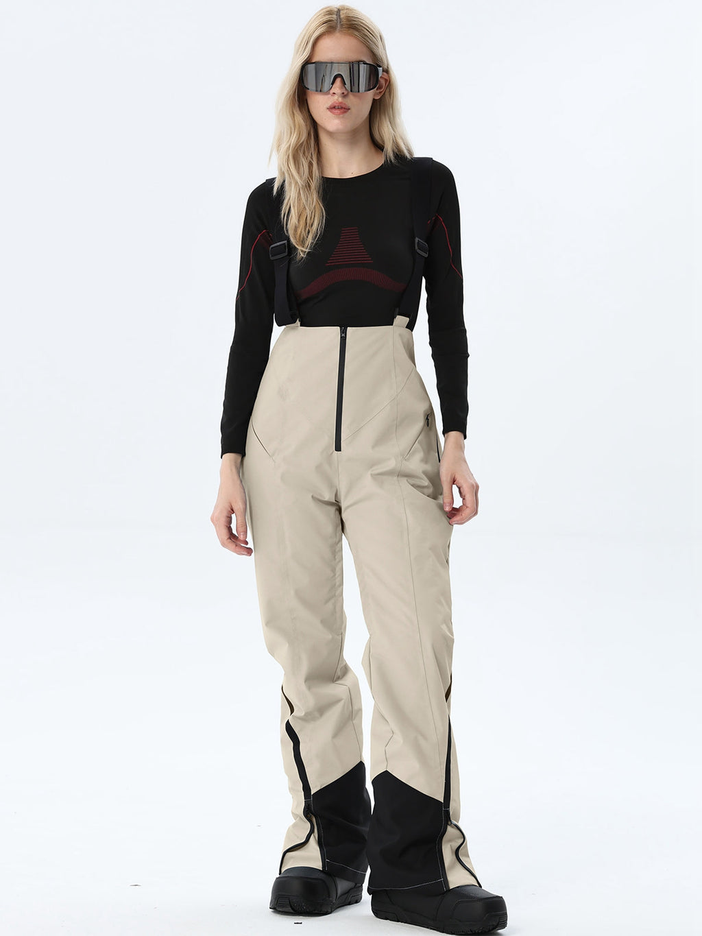 Women's High-Rise Suspender Snow Overalls