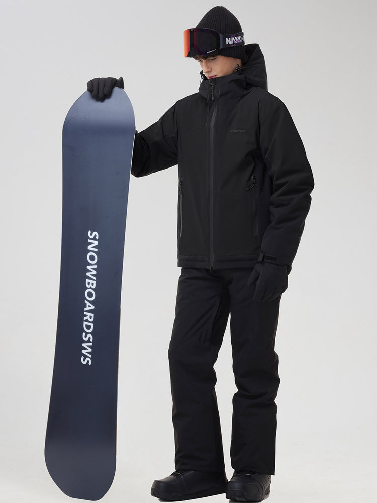 Men's Two-Tone Ski Jacket and Matching Snow Pants