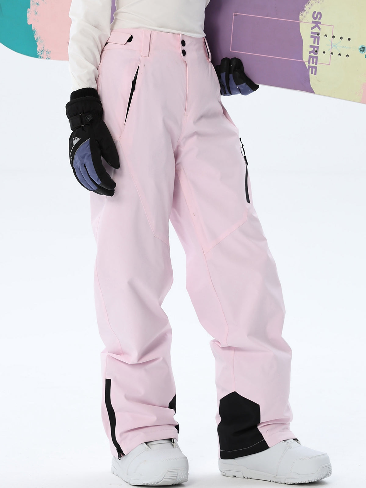 Women's Zip-Pocket Winter Ski Trousers
