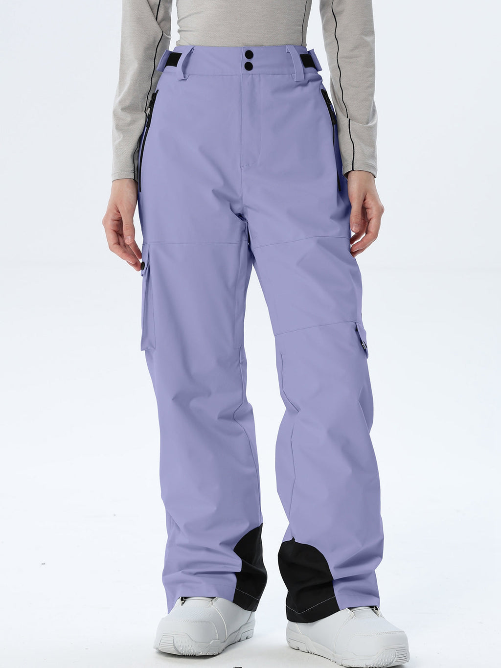 Women's Relaxed Utility Snow Pants with Cargo Storage