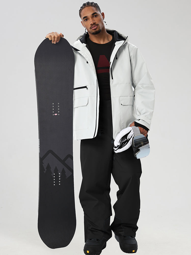 Men's Full-Zip Utility Ski Jacket and Pants