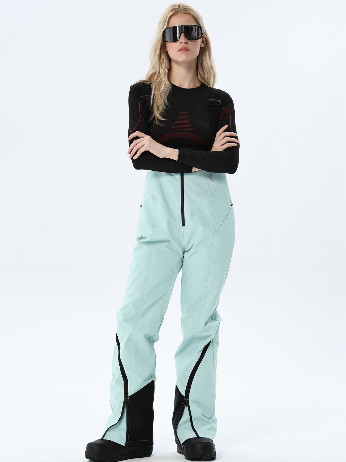 Women's High-Rise Suspender Snow Overalls