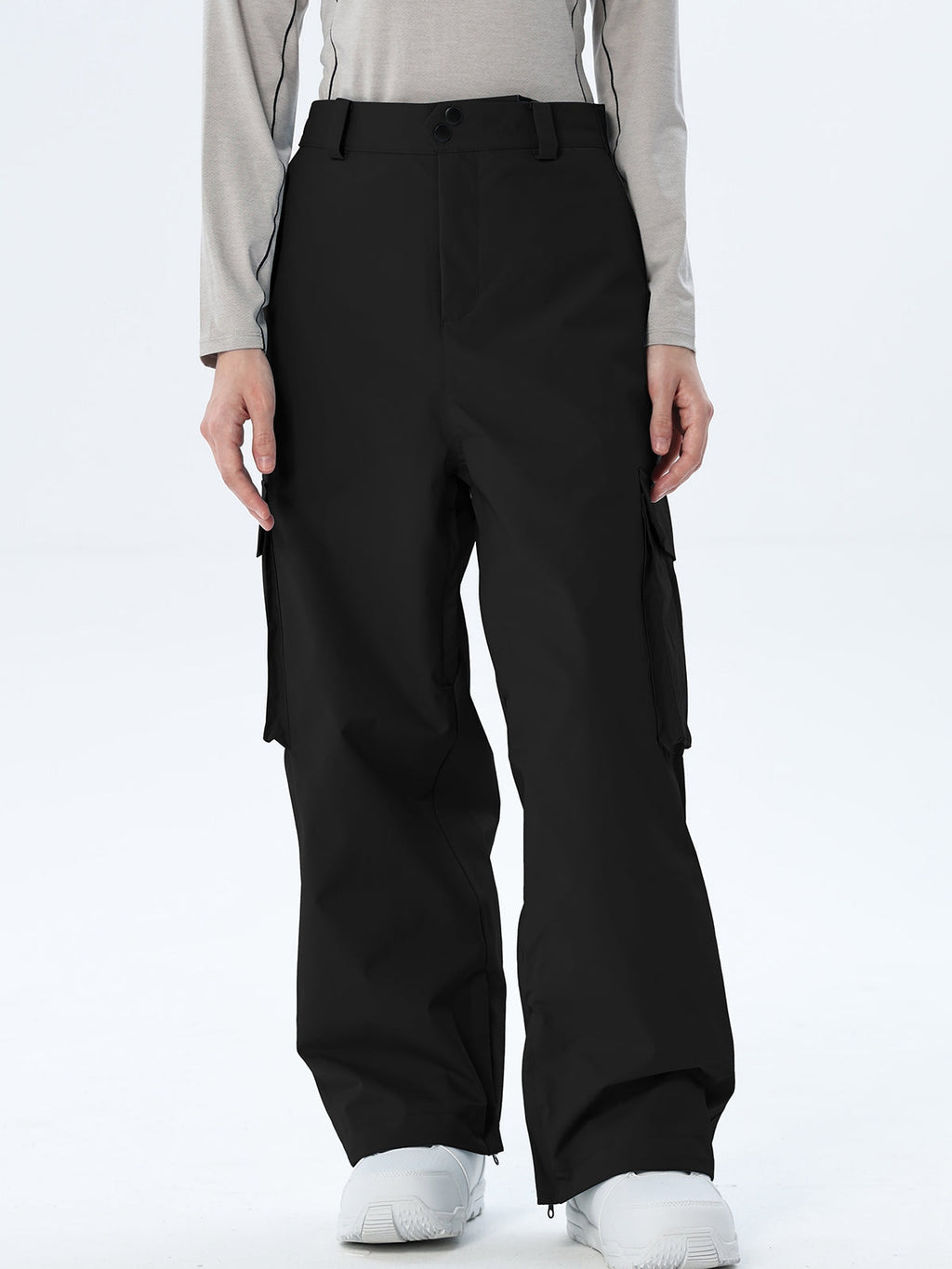 Women's Loose-Cut Ski Pants with Side Pockets