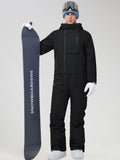 Men's Insulated Hooded One-Piece Snow Suit