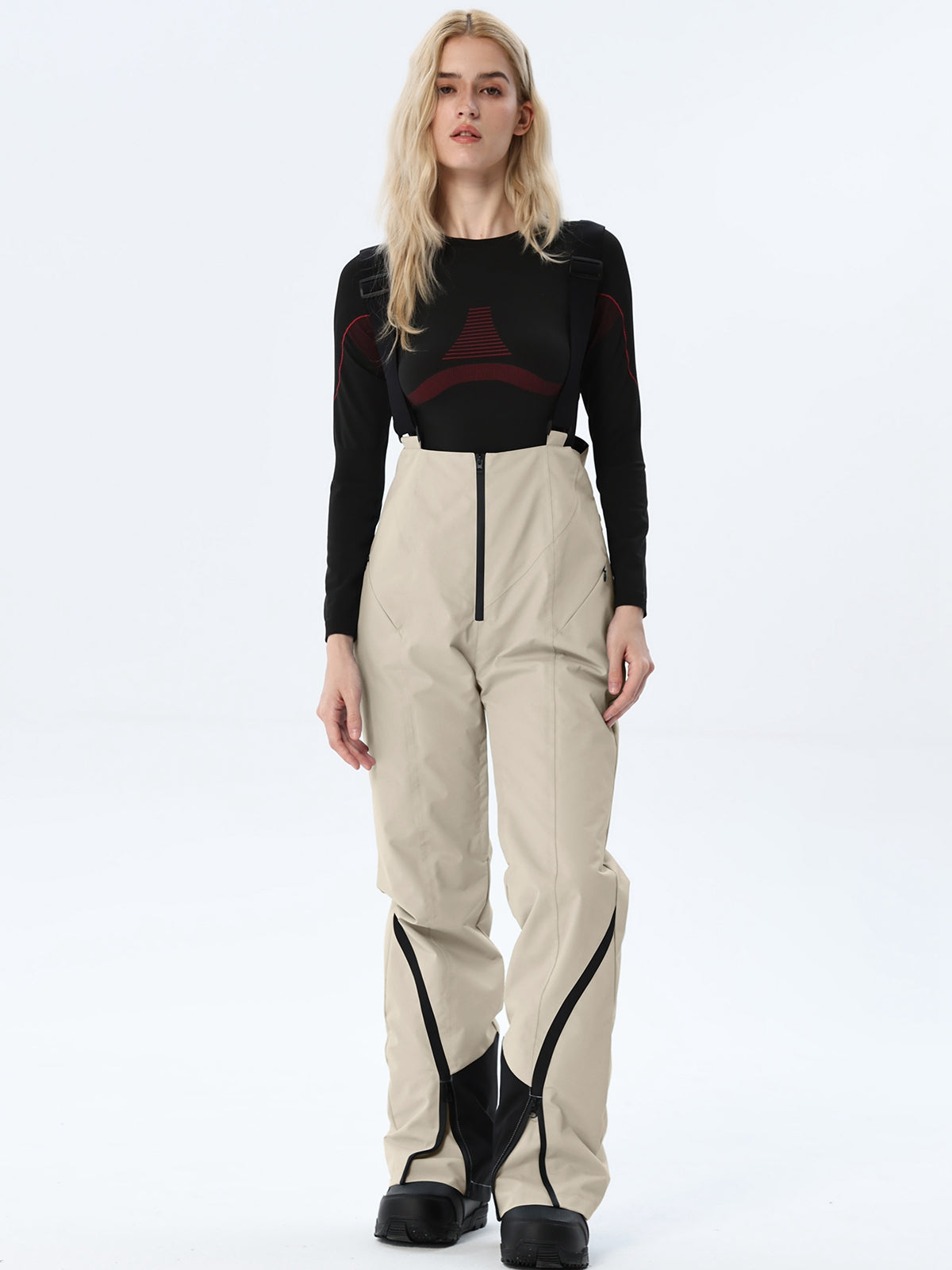 Women's High-Rise Suspender Snow Overalls