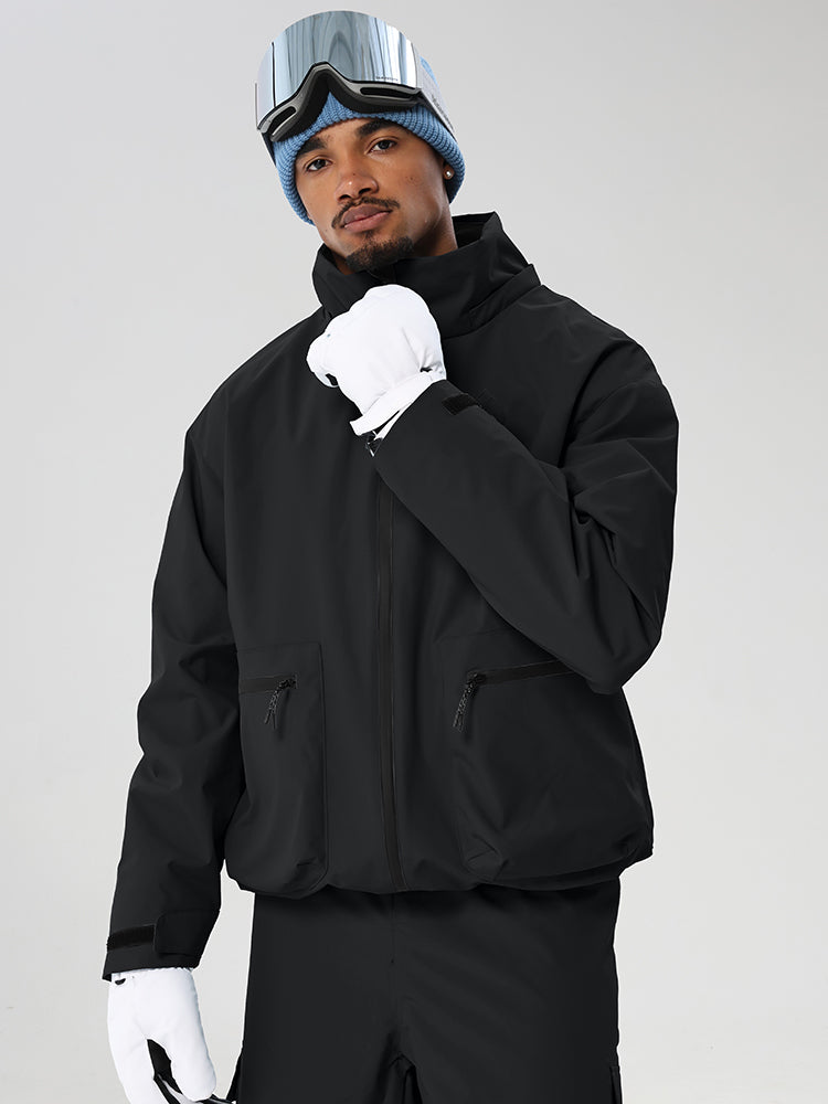 Men's Relaxed Snow Jacket with Inner Snow Skirt