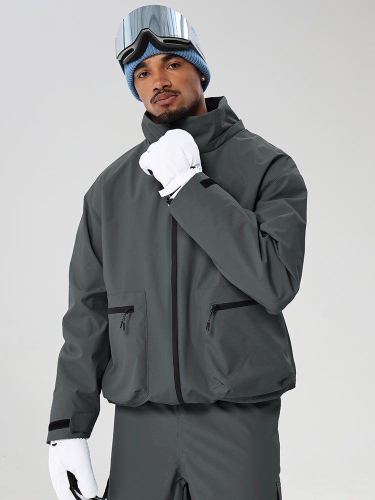 Men's Relaxed Snow Jacket with Inner Snow Skirt