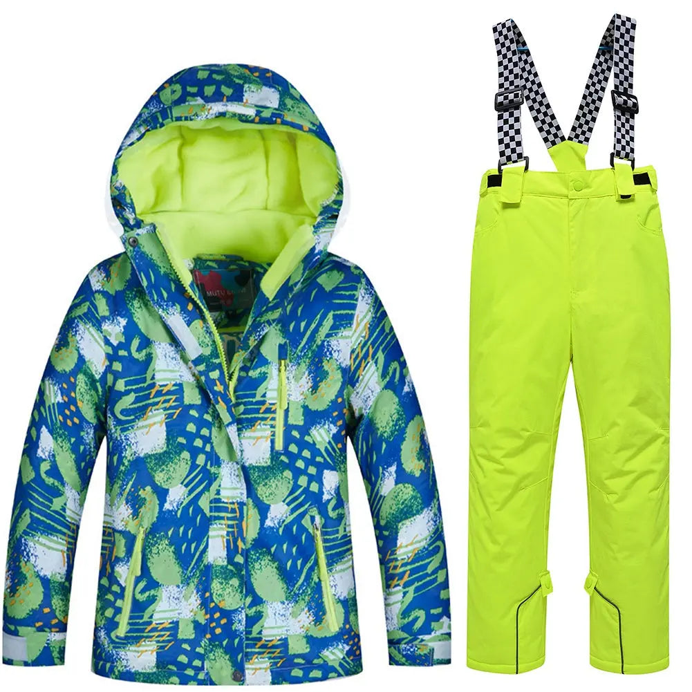 Affordable Kids Insulated Snow Coat & Bibs Suits