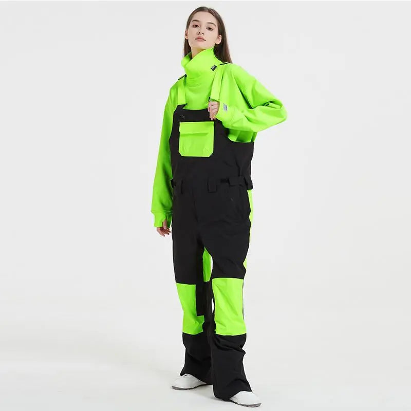 Chic Outdoor Ski & Snowboard Bibs Pants
