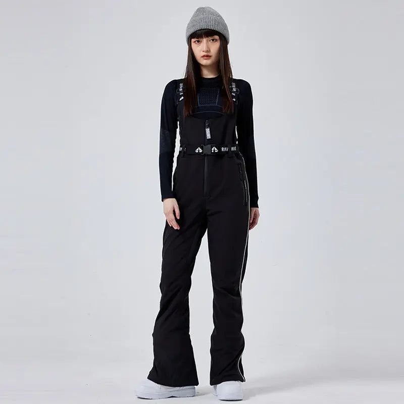 Chic Ski & Snowboard Bibs Pants Slim Fit Sports Jumpsuit