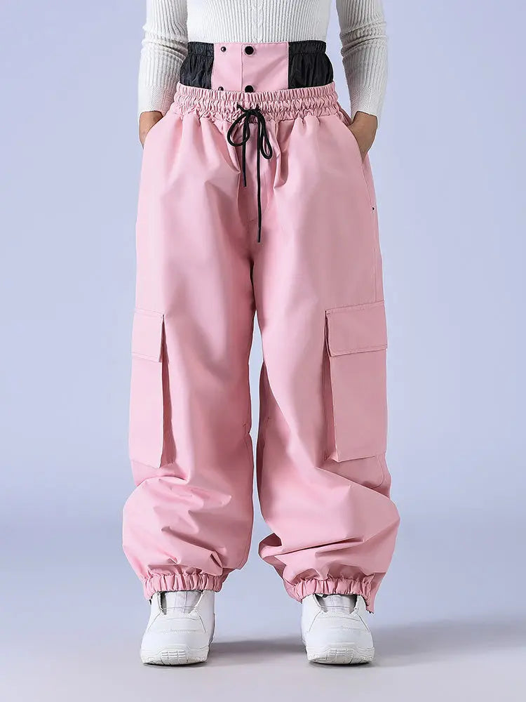 Couple Style Baggy Snow Pants Cargo Ski Pants