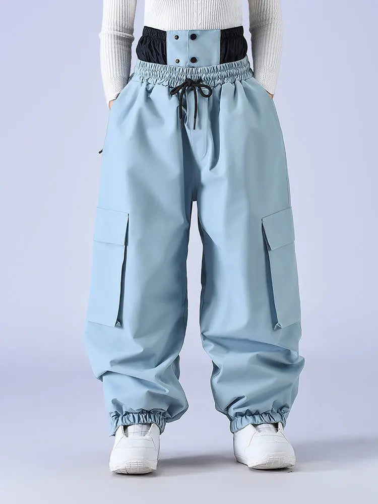 Couple Style Baggy Snow Pants Cargo Ski Pants