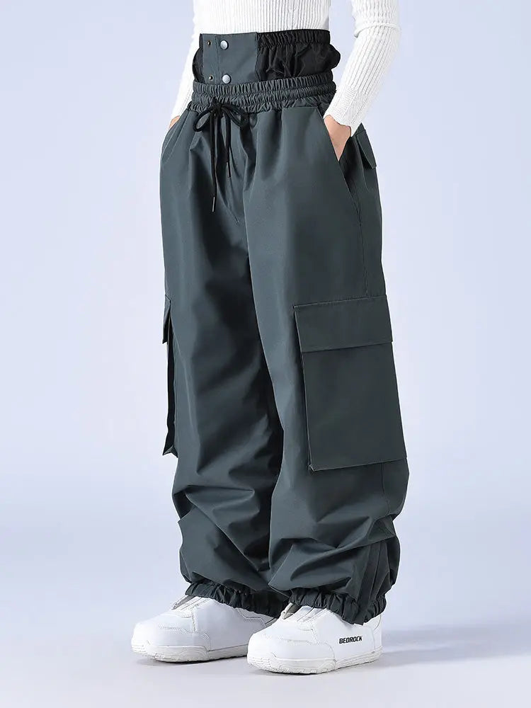Couple Style Baggy Snow Pants Cargo Ski Pants