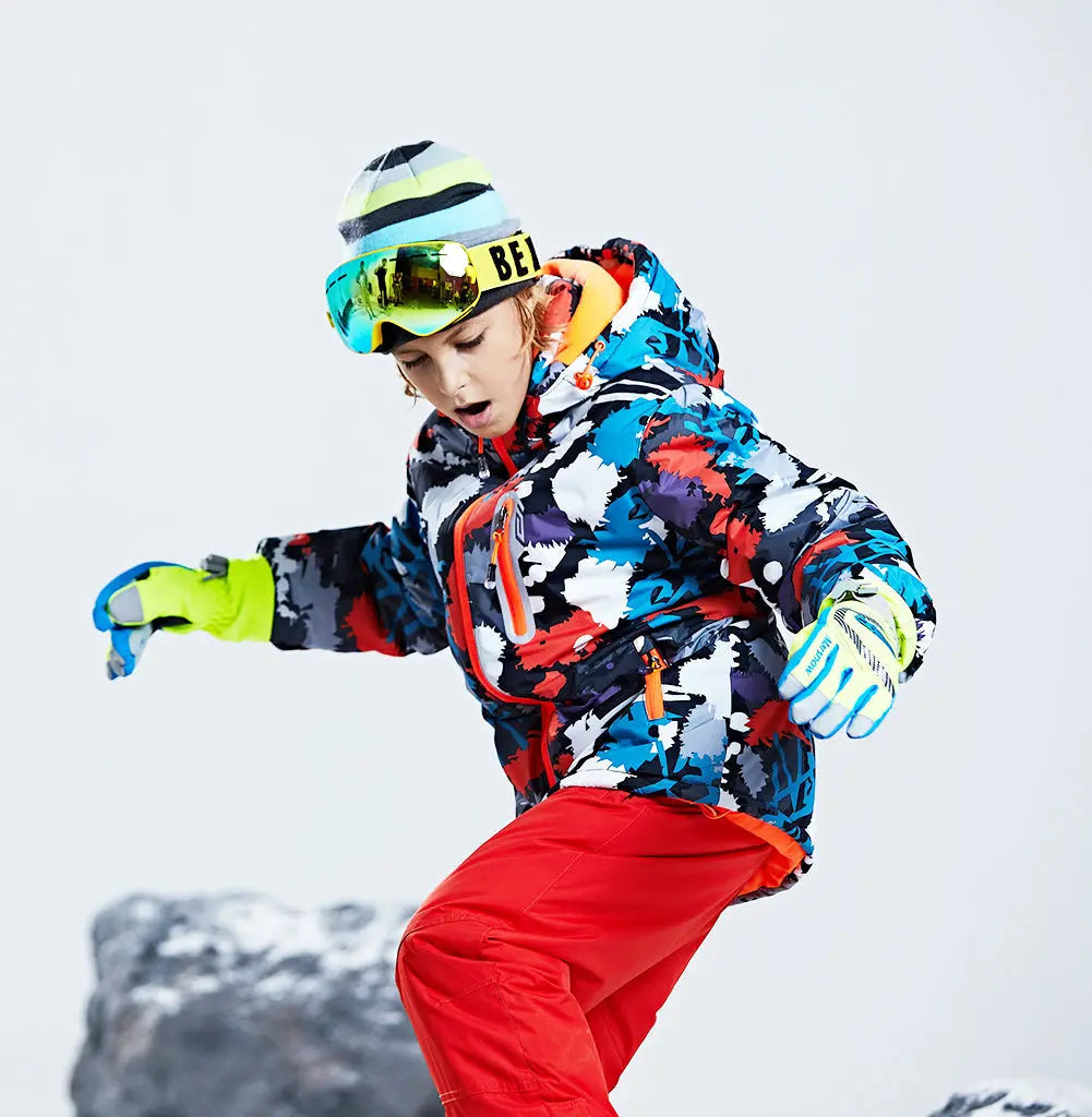Boys Waterproof Windproof Snowboard Ski Jacket