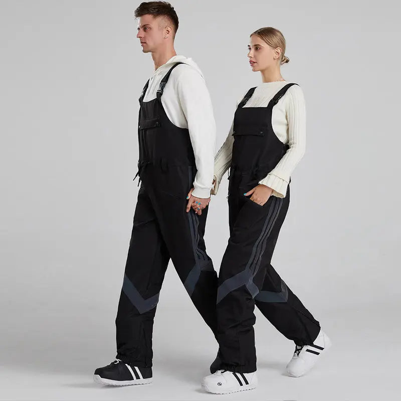 Mens Reflective Snow Bibs & Pants