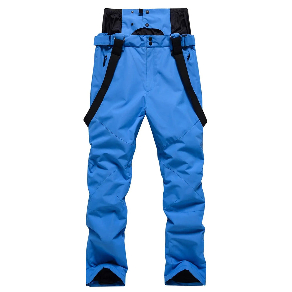 Solid Color Unisex Detachable Ski Bibs & Pants Windproof Outdoor Pants
