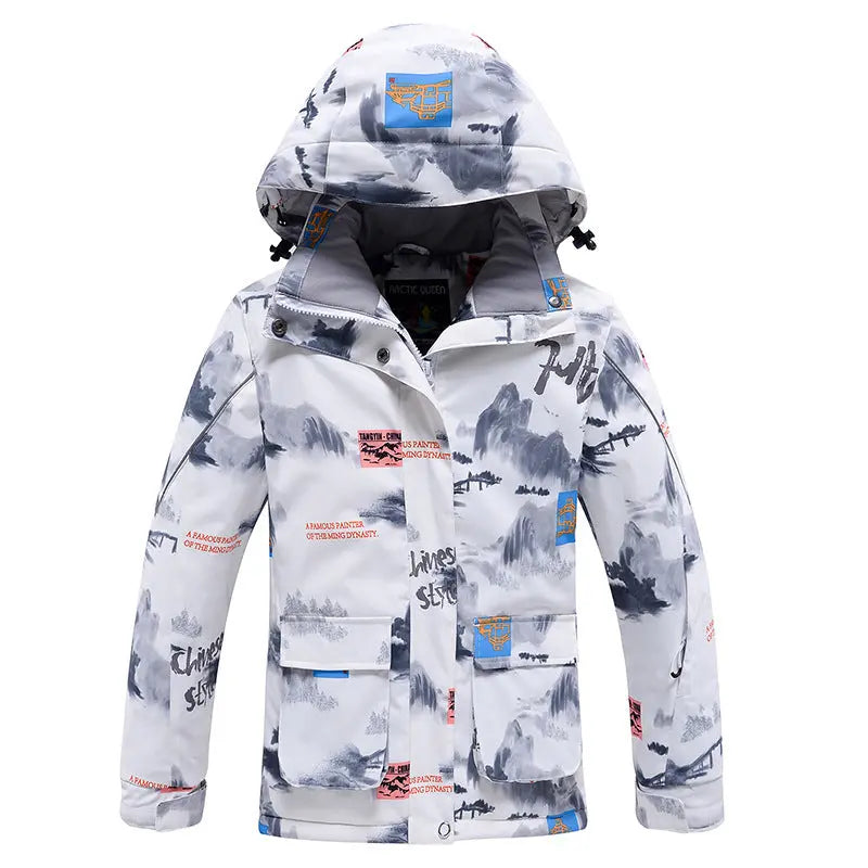 Hotian Children Hooded Insulated Snow Skiing Jacket
