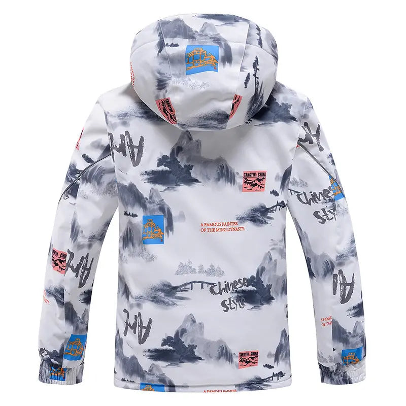 Hotian Children Hooded Insulated Snow Skiing Jacket