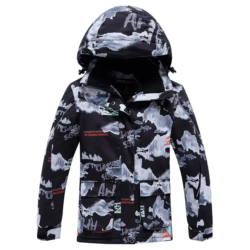 Hotian Children Hooded Insulated Snow Skiing Jacket