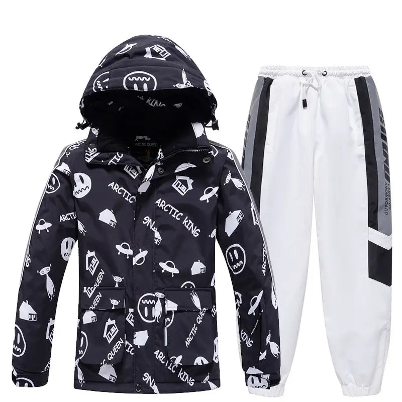 Kids Outdoor Ski Jacket & Pants Set