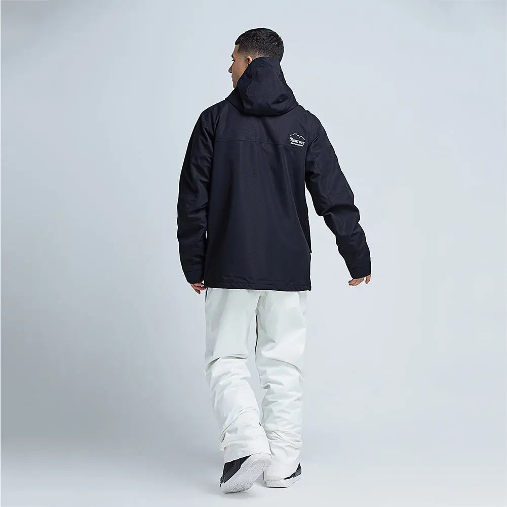 Hotian Breathable Men Ski Snowboarding Cargo Jacket