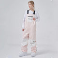 Hotian Colorblock Women Insulated Snow Snowboard Bibs