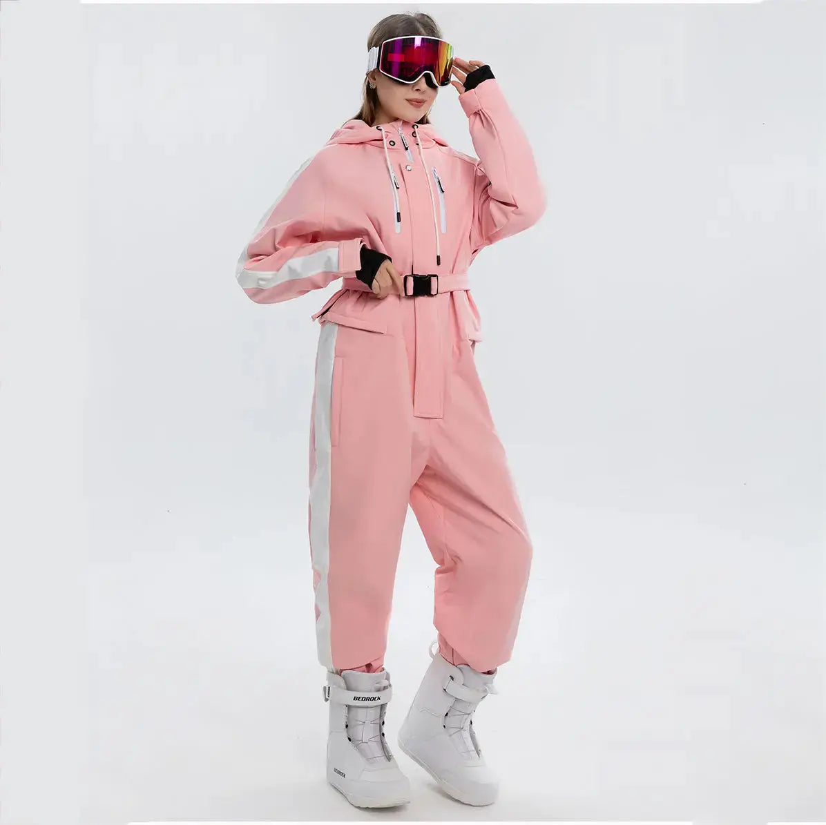Loose Fit Ski Snowboarding Jumpsuits One Piece Snow Suits