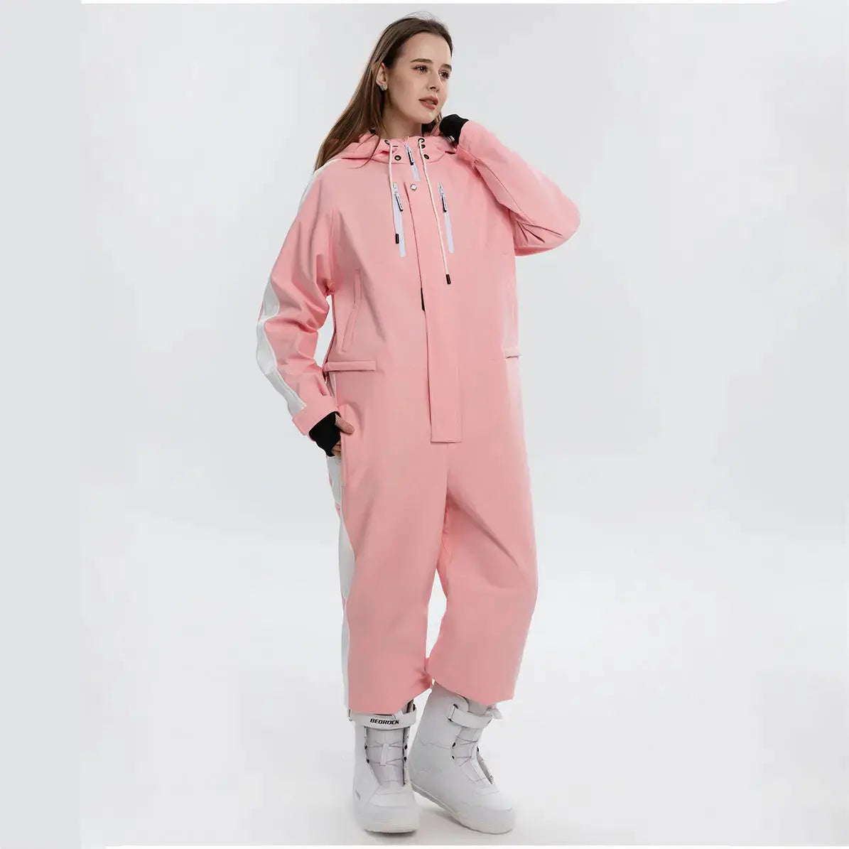 Loose Fit Ski Snowboarding Jumpsuits One Piece Snow Suits