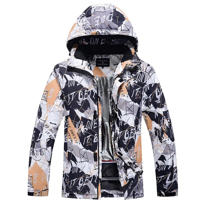 Hotian Men Ski Set Insulated Jacket & Bib Pants Waterproof