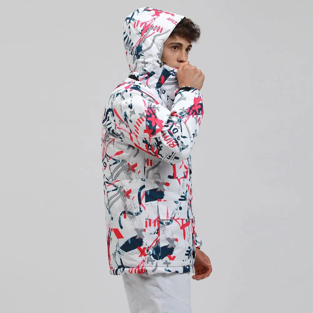 Hotian Men Skiing Shell Insulated Jacket