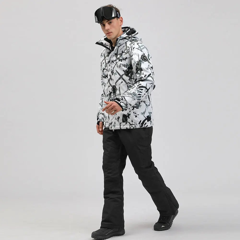 Hotian Men Skiing Shell Insulated Jacket
