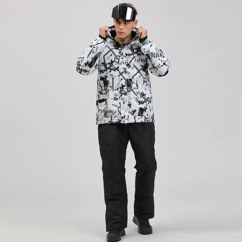 Hotian Men Skiing Shell Insulated Jacket
