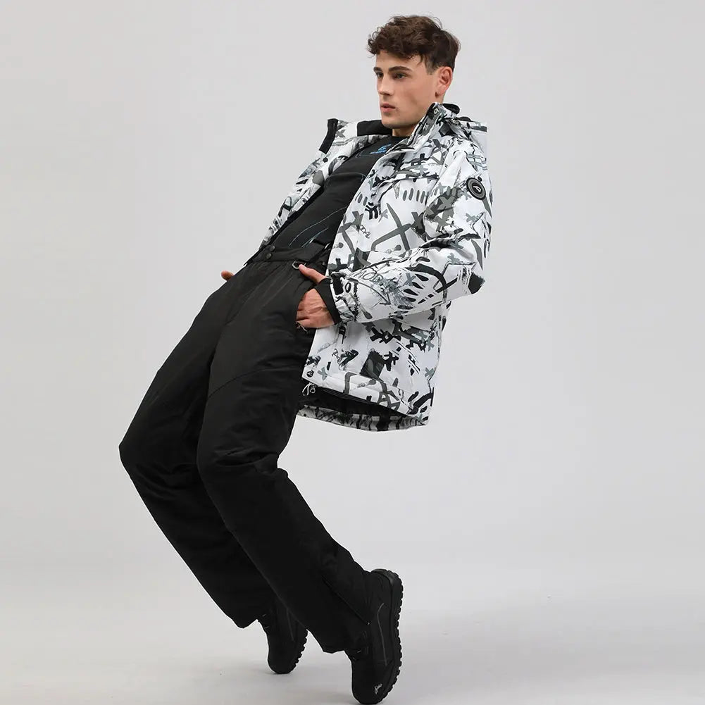 Hotian Men Skiing Shell Insulated Jacket