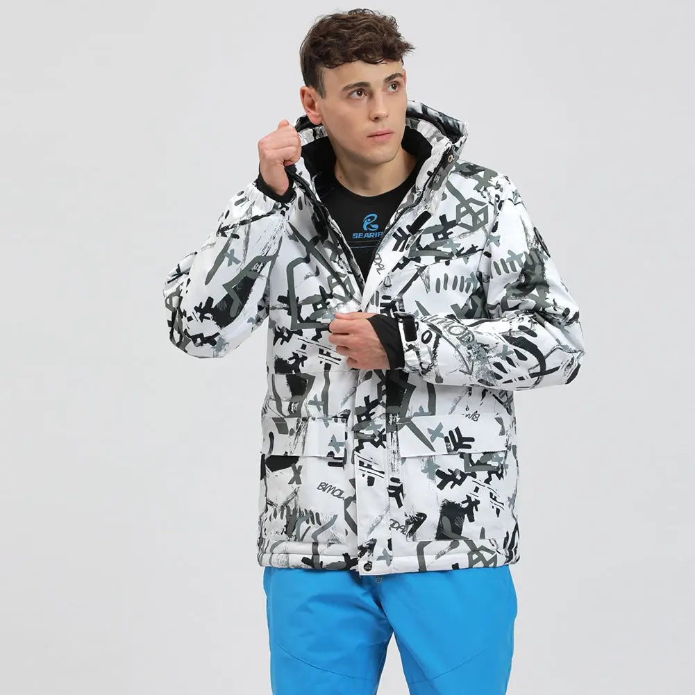 Hotian Men Skiing Shell Insulated Jacket