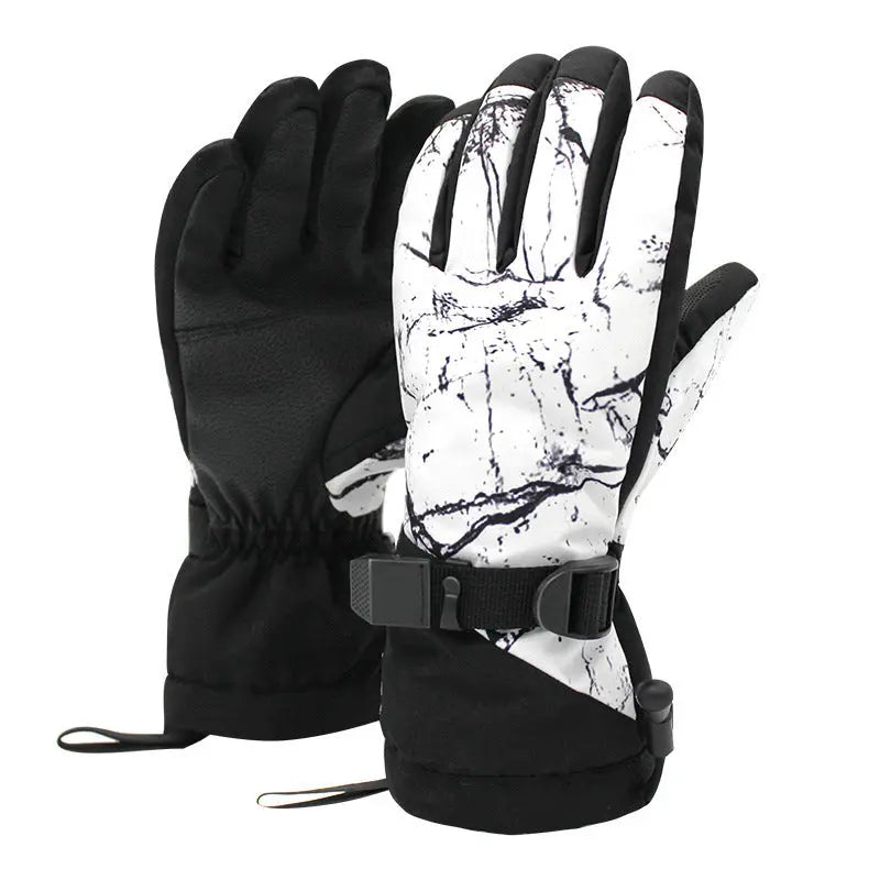 Hotian Unisex Ski Gloves with Touchscreen Waterproof