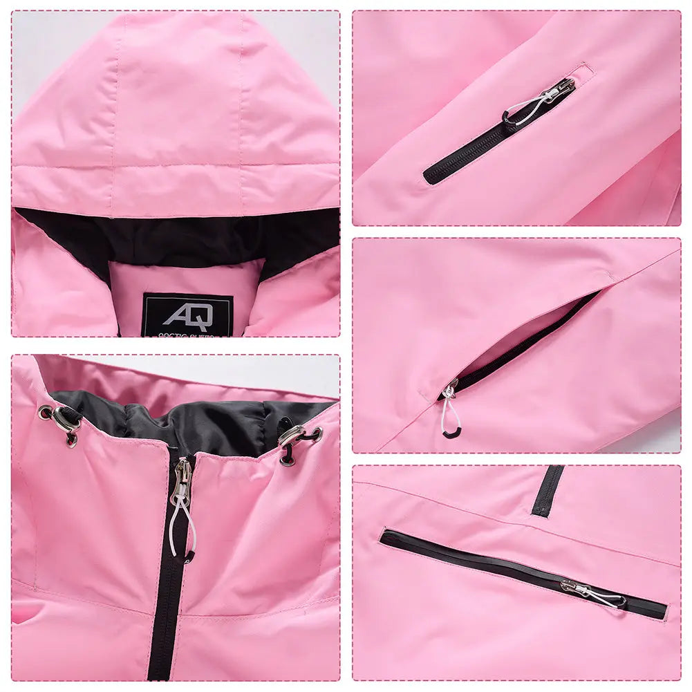 Designer Ski jackets for Couple Youngth Athletic Half-zip Ski Hoodies