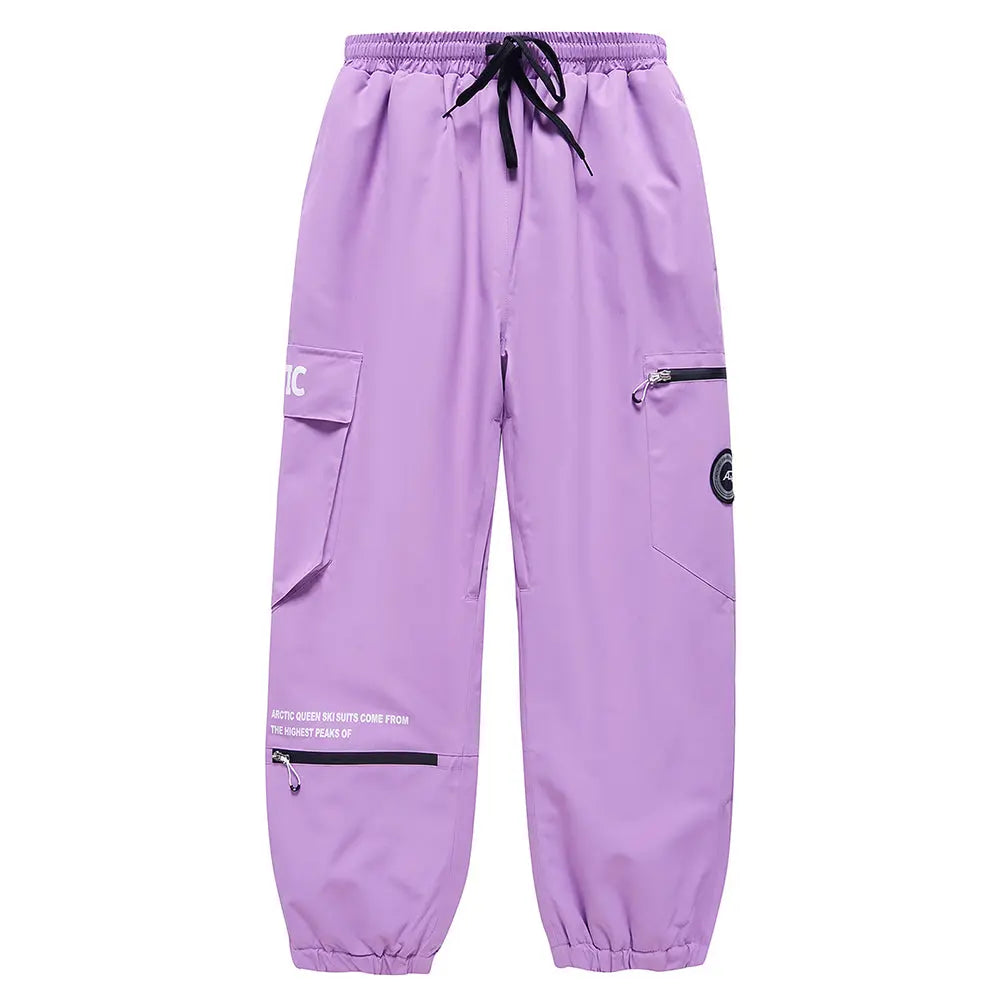 Hotian Women Skiing Snow Cargo Jogger Pants
