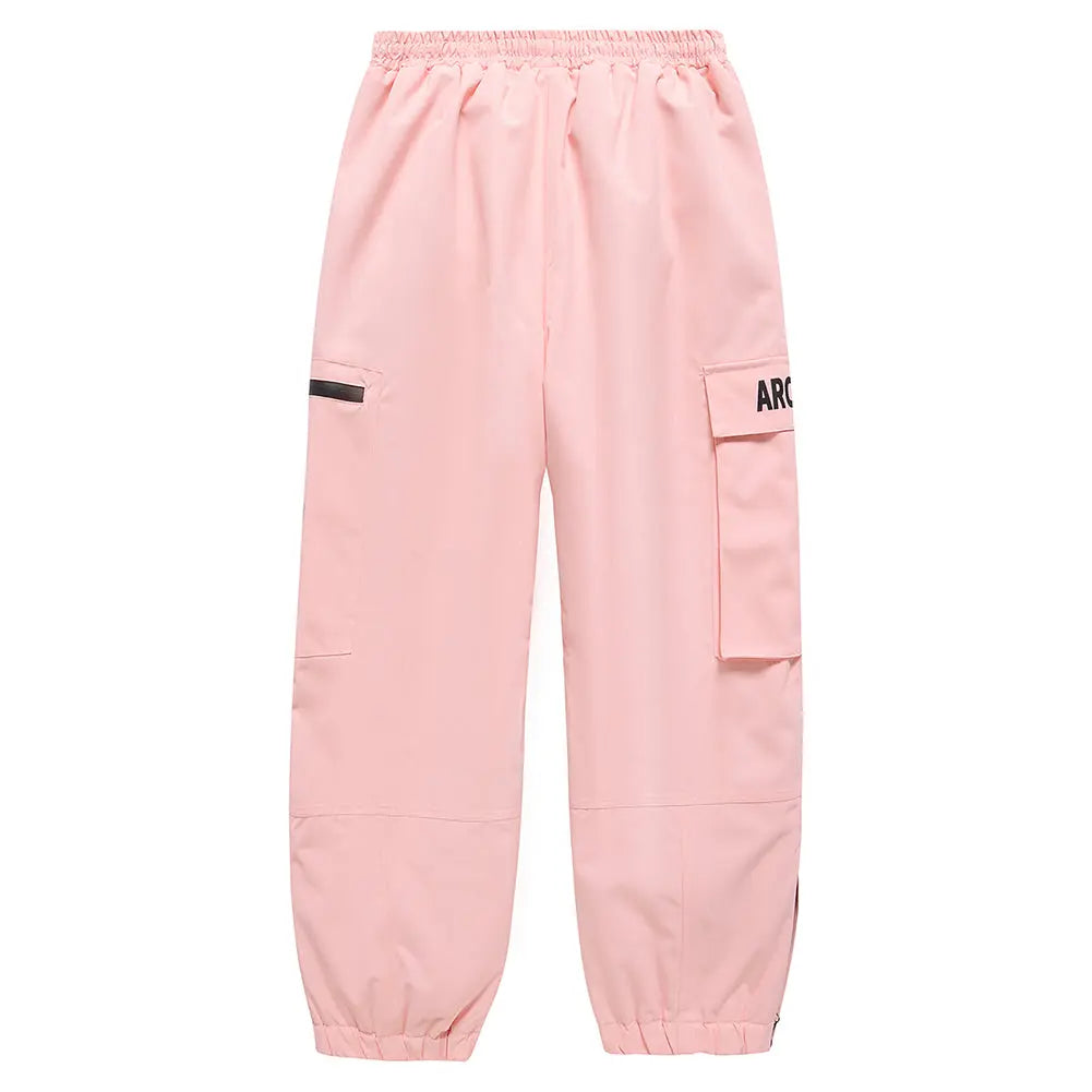 Hotian Women Skiing Snow Cargo Jogger Pants