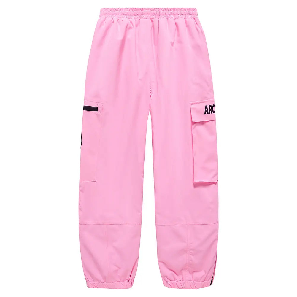 Hotian Women Skiing Snow Cargo Jogger Pants