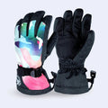 Hotian Women's Ski Snowboard Gloves Waterproof Anti-slip