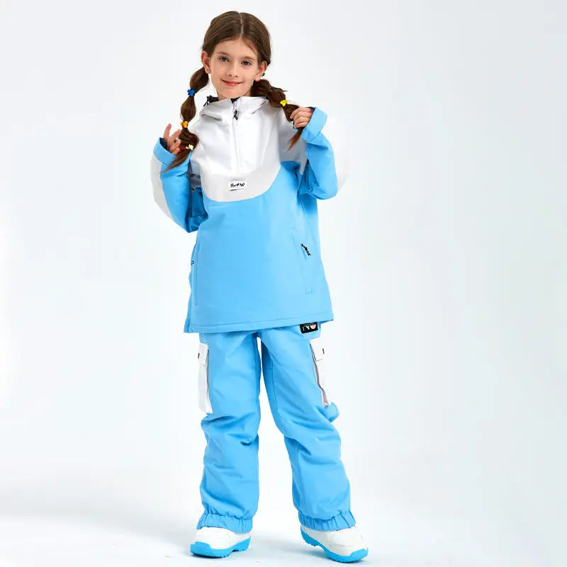 Kids Baggy Ski Snowboard Pants Insulated Sportswear
