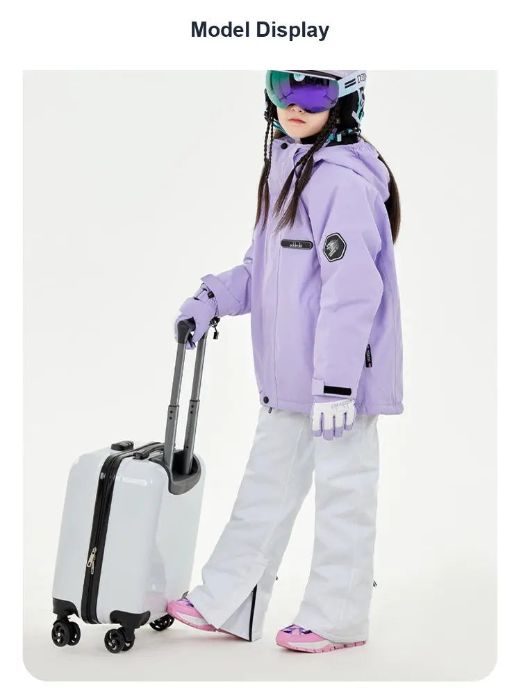 Kids Insulated Ski Jacket | 20K Waterproof Snow Coat