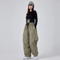 Loose Fit Ski & Snowboard Pants Drawstring Waist
