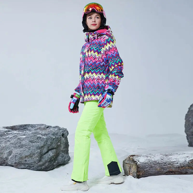 Matching Family Ski Jacket & Pants Set Kids Snow Suits