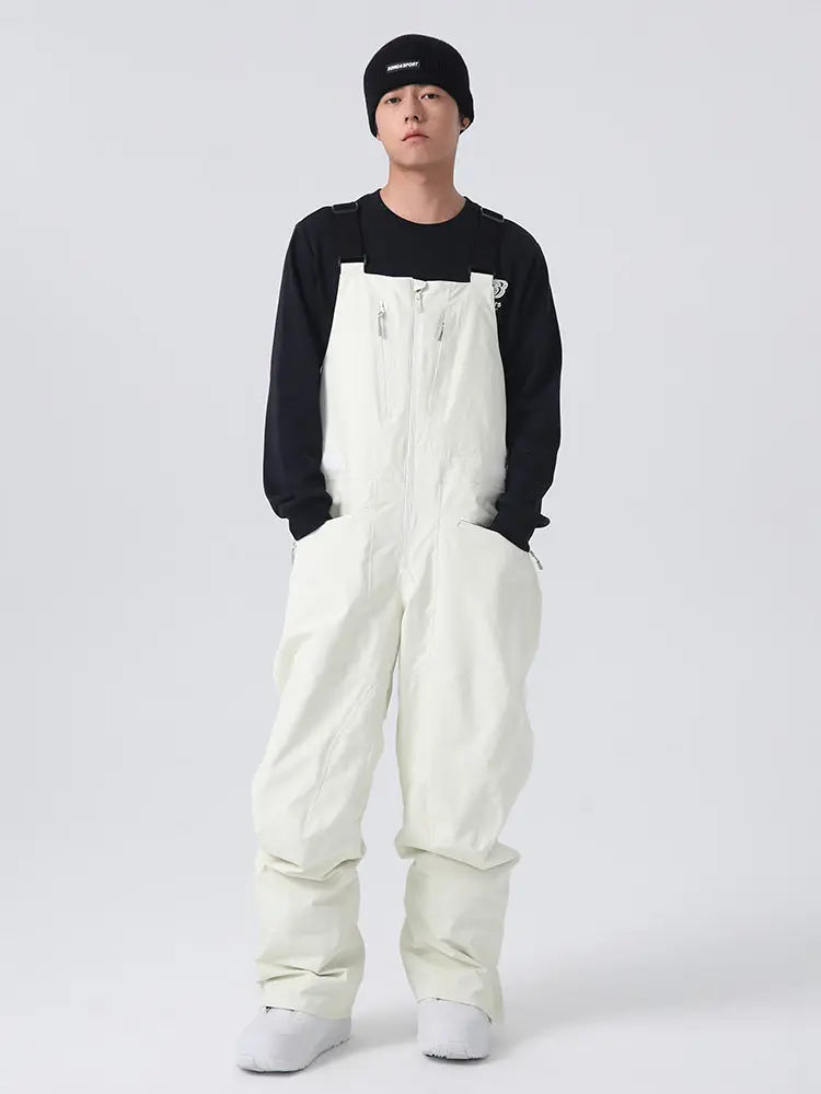 Men’s Classical Ski Overalls for Winter Leisure Snowboard Pants