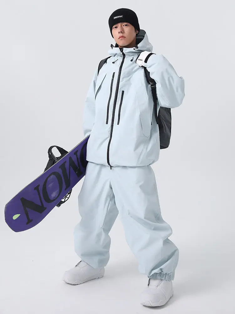 Men's Freestyle Ski Snowboard Jacket & Pants Set